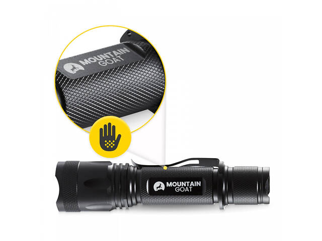 Ліхтар ручний Mountain Goat LED 800 lm акумуляторний, 5 режимів Black (P-5907739318329) - Фото 5
