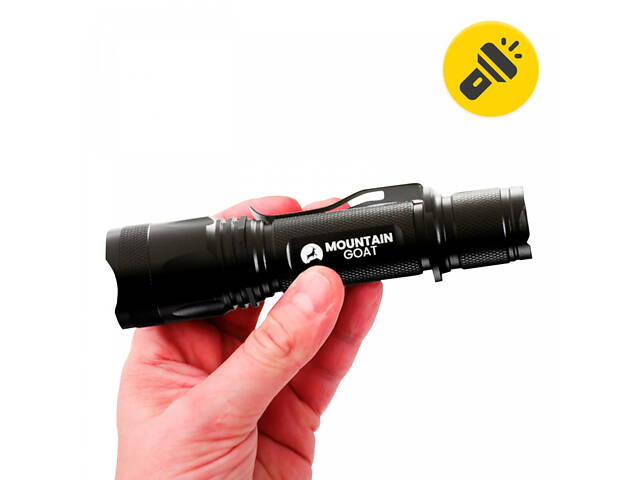 Ліхтар ручний Mountain Goat LED 800 lm акумуляторний, 5 режимів Black (P-5907739318329) - Фото 8