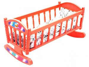 Ліжечко з постіллю, коралова