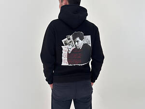 Лімітоване худі 'Михайль Семенко' чорний