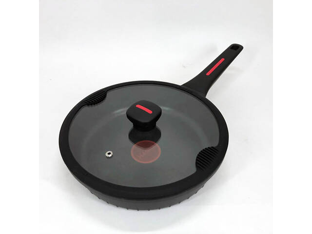 Лита антипригарна сковорода Magio MG-1170 24 см, для індукційної плити, сковорода з індукційним дном - Фото 19