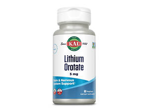 Lithium Orotate 5mg - 60 vcaps