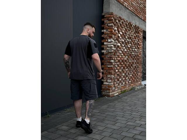 Летний Серый комплект Шорты +Футболка Neylon Balance Yinren GEN 2 - Фото 6