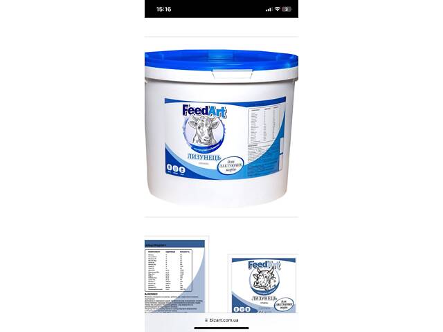 Лизун Премикс для дойных и сухостойных коров - Фото 1