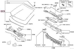 Лобовое стекло 56101F4090