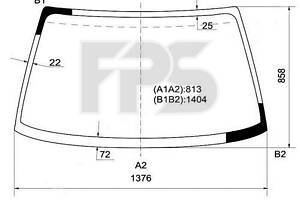 Лобовое стекло Nissan SUNNY N14 -96 XYG