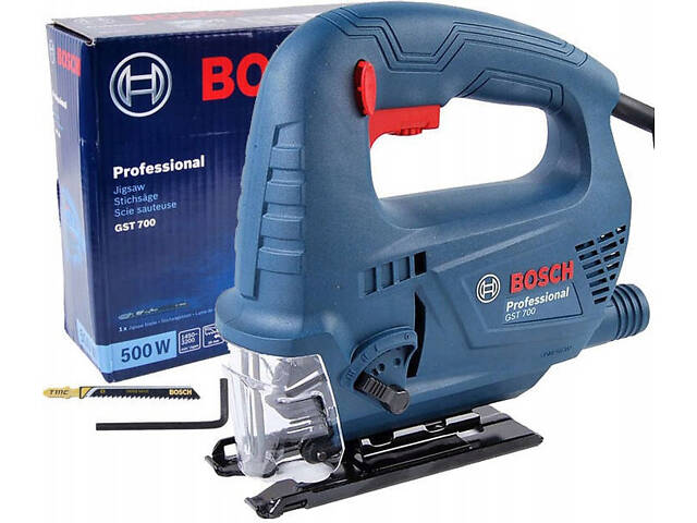 Лобзик электрический BOSCH GST 700 Professional 06012A7020: 500Вт, глубина реза 70 мм