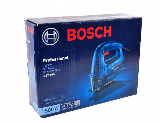 Лобзик электрический BOSCH GST 700 Professional 06012A7020: 500Вт, глубина реза 70 мм - Фото 8