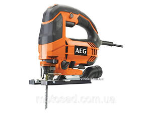 Електричний ручний лобзик AEG: 700 Вт, 1000-3200 об/хв, макс. глибина різу - 100 мм, у футлярі (STEP100X)
