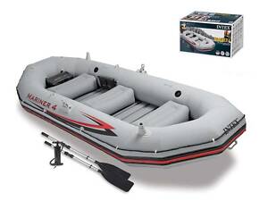 Лодка 68376 NP Intex (1) MARINER 4 Четырехместная, Размер:328x145x48 см