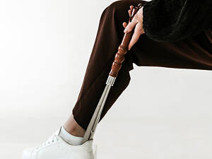 Ложка лопатка ріжок для взуття з дерев'яною ручкою 50 см