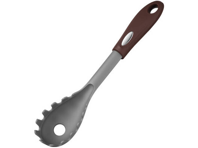 Ложка поварская Ardesto Gemini, 28см, нейлон, сіро-коричневий (AR2155PG) - Фото 4