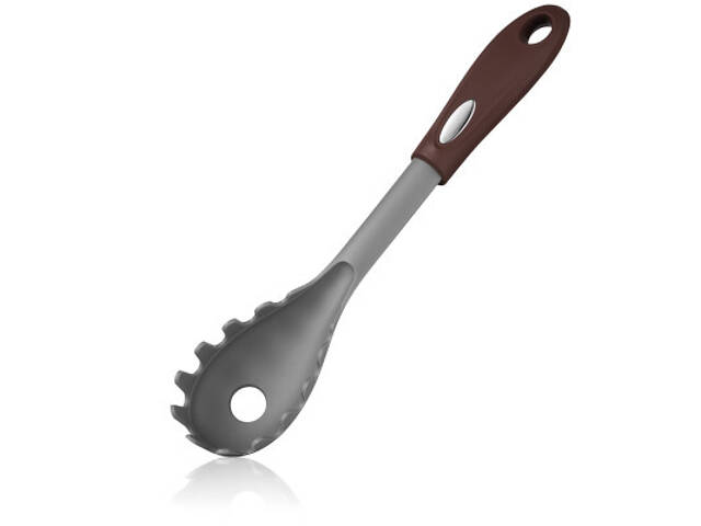 Ложка поварская Ardesto Gemini, 28см, нейлон, сіро-коричневий (AR2155PG) - Фото 5
