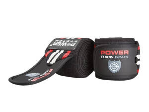 Локтевые бинты Power System Elbow Wraps PS-3600 Red/Black
