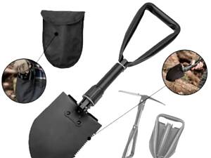 Лопата саперская складная H-135 чехол средняя 47см цвет чёрный
