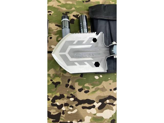 Лопата складна MFH - Olive - Фото 3