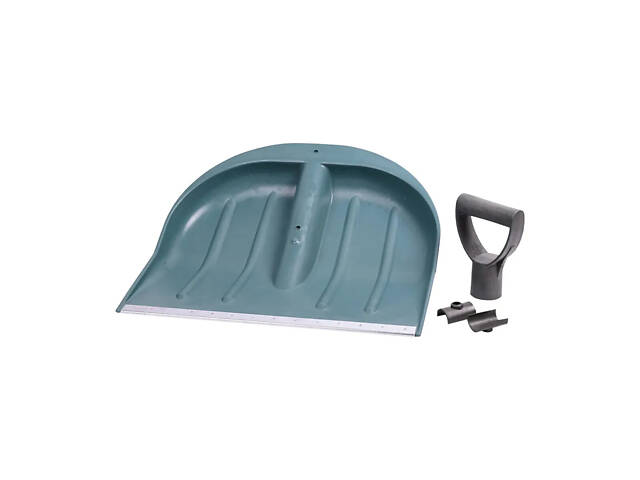 Лопата снігоприбиральна пластикова без держака (кромка алюмінієвий профіль) - Фото 1