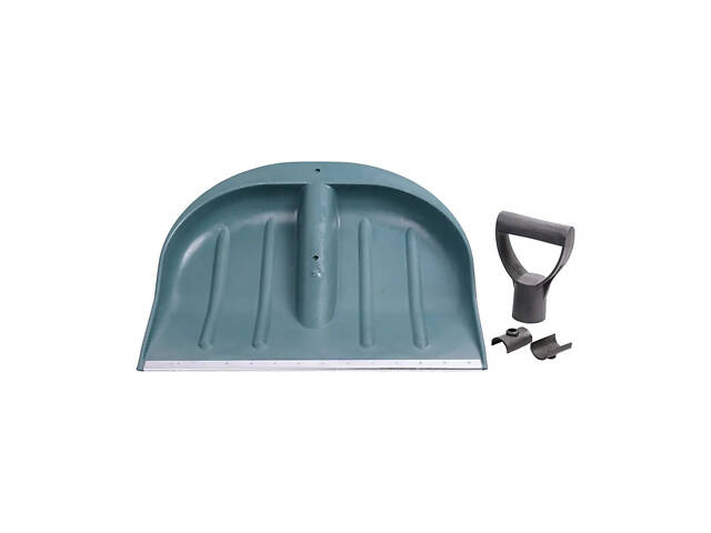 Лопата снігоприбиральна пластикова без держака (кромка алюмінієвий профіль) - Фото 3