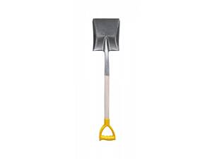 Лопата совковая Mastertool с черенком и ручкой 225х275х490 мм 1200 мм молотковая покраска 14-6269