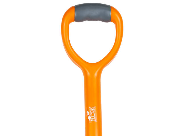 Лопата совковая с пластиковой ручкой 280×240×1050мм 1.8кг FLORA (5046034) - Фото 6