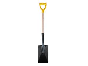 Лопата траншейна MASTERTOOL 180х290х1200 мм молоткове фарбування з дерев'яною ручкою та держаком 14-6270