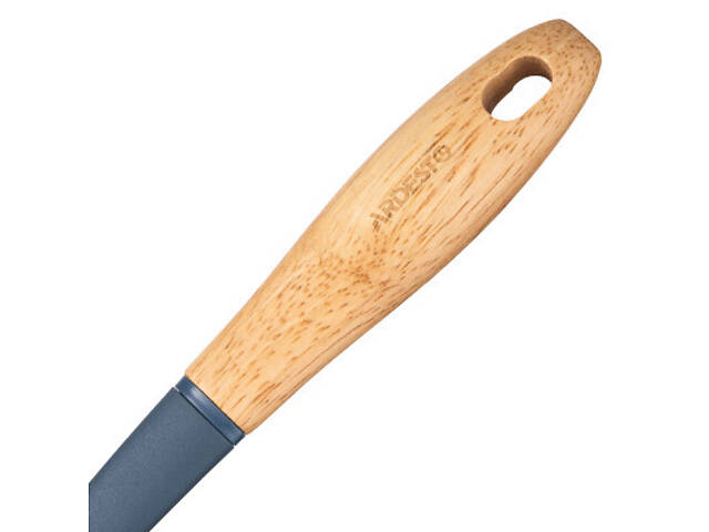 Лопатка кухонная Ardesto Midori, 34.5см, нейлон, дерево, синій (AR2124PG) - Фото 6