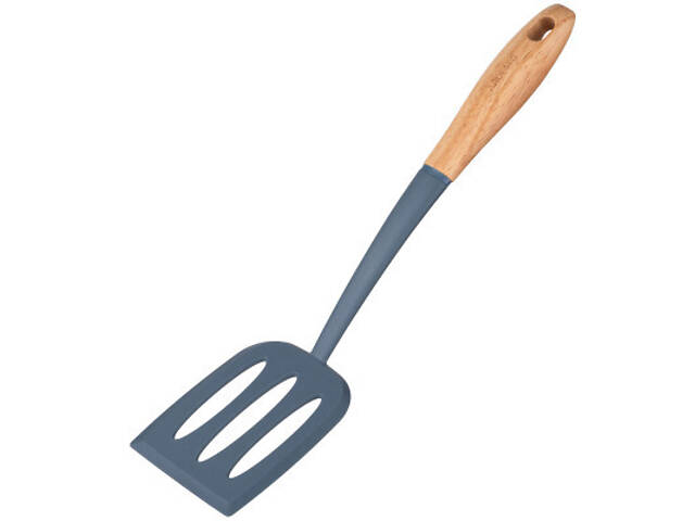 Лопатка кухонная Ardesto Midori, 34.5см, нейлон, дерево, синій (AR2124PG) - Фото 3