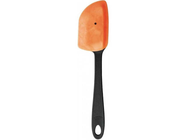 Лопатка кухонная Fiskars Essential силікон/пластик Чорно-помаранчева 20 см (1023803) - Фото 1