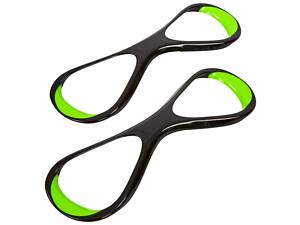 Лопатки-восьмерки для плавания MadWave Stroke Trainer M077001 S Черный-зеленый