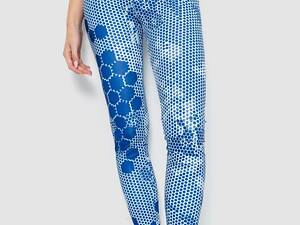 Лосины, цвет сине-белый, 172R3112-5