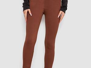 Лосины в рубчик, цвет коричневый, 221R607