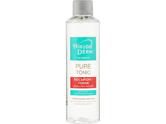 Лосьон для лица Біокон Hirudo Derm Oil Problem Pure Tonic Очищающий 180 мл (4820008319029) - Фото 1