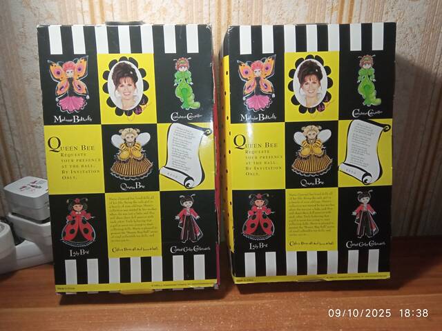 ЛОТ Коллекционные Куклы 1999 Knickerbocker Marie Osmond Beauty Bug Ball Collection: Lady Bug & Count Cocky Cockroach из США - Фото 2