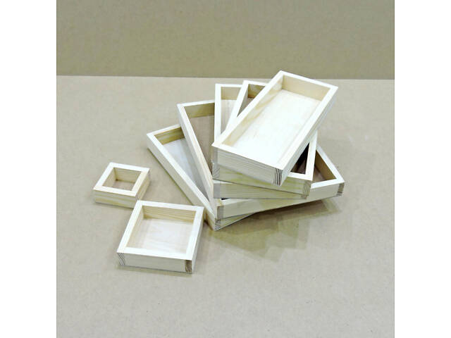 Лоток дерев'яний 15 * 35 * 4 см (фанера) - Фото 1