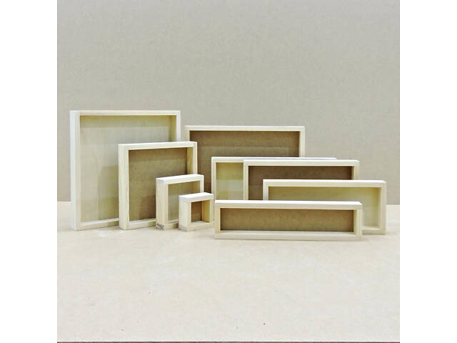 Лоток дерев'яний 25 * 35 * 4 см (фанера) - Фото 2