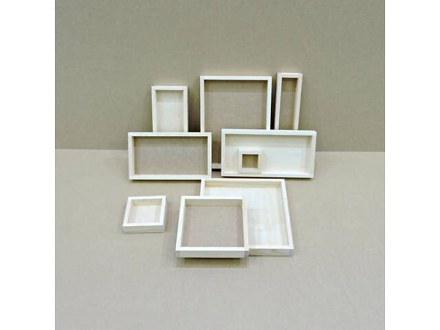 Лоток дерев'яний 25 * 35 * 4 см (фанера) - Фото 4