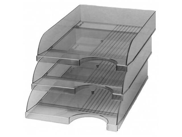 Лоток для паперу КіП горизонтальний, димчастий (TRAYH-KIP-LG-04-D) - Фото 2