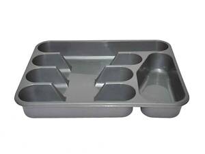 Лоток для столовых приборов (336*262*50) металлик ТМ LAMELA