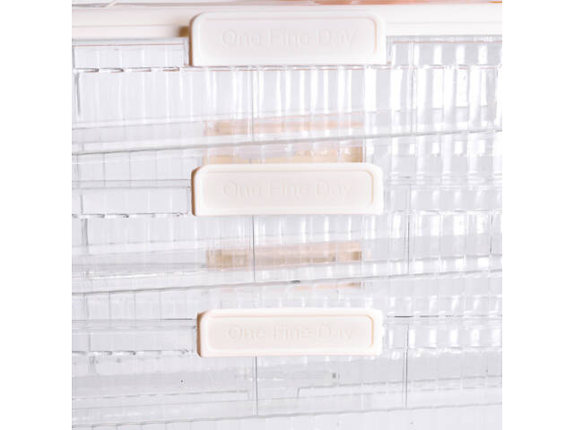 Лоток для яєць у холодильник на 3 яруси 32х10х18.5 см Бежевий HP-27-15 - Фото 9