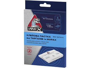Ловушка для тараканов iRex Клеевая от тараканов и муравьев 2 шт. (4820184442672)