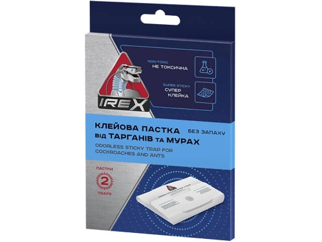Ловушка для тараканов iRex Клеевая от тараканов и муравьев 2 шт. (4820184442672) - Фото 1