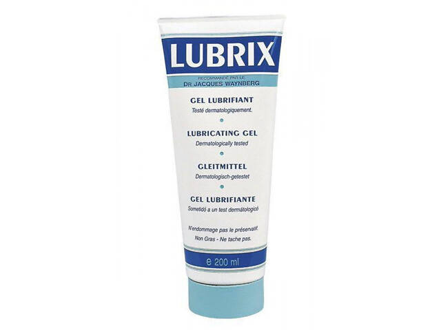 Лубрикант на водяній основі LUBRIX без парабентів. 200мл. - Фото 1