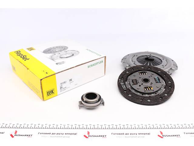 LuK 619 2194 00 Комплект сцепления VW Caddy 1.6 95-02 (d=190mm) - Фото 1