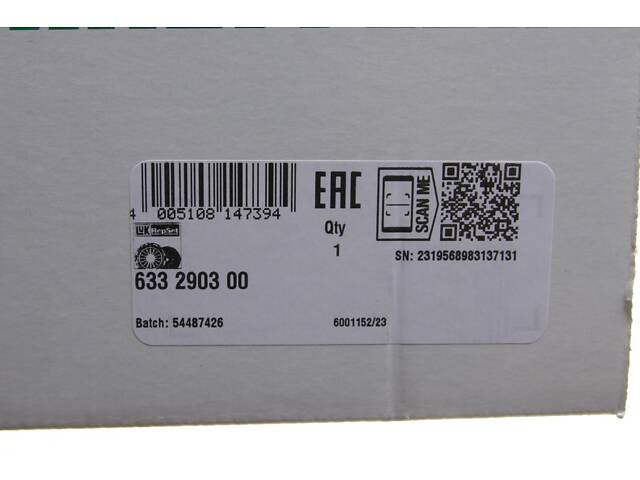 LuK 633 2903 00 Комплект сцепления MB 408-814 (откидная кабина) OM314/353, (F-110381.01) (d=330mm) - Фото 9