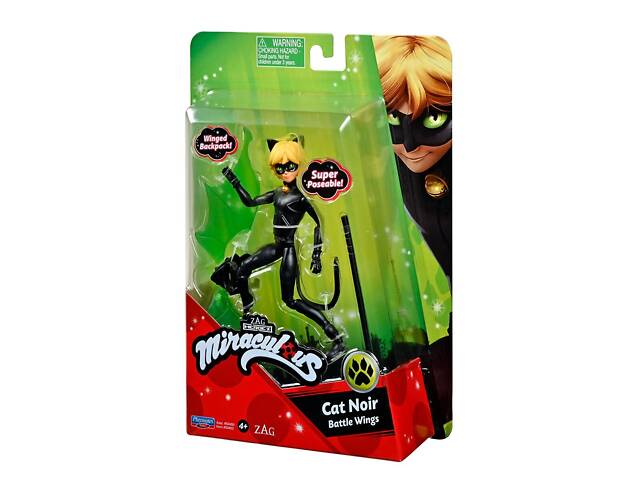 Кукла-мальчик 'ЛЕДИ БАГ И СУПЕР-КОТ' S2 - СУПЕР-КОТ (13 cm, с аксес.) - Фото 3