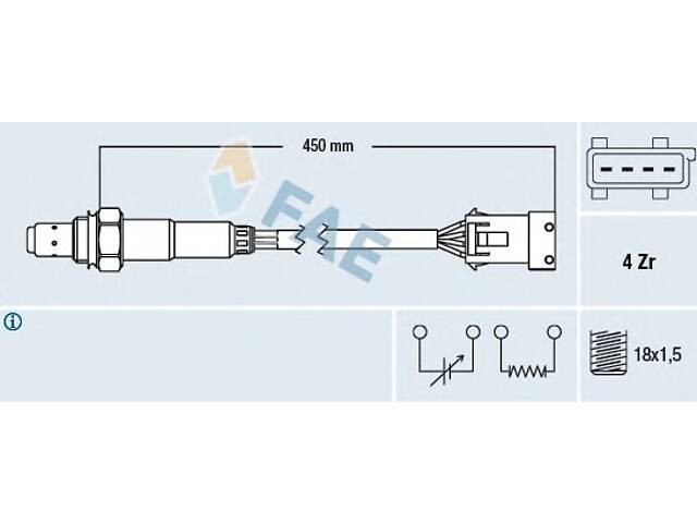 Лямбда-зонд для моделей: CITROËN (C4, C4,C4,C4,C5,C5,BERLINGO,BERLINGO,C3,C3,DS3,C4,DS4,DS5,DS3,C4), MINI (COOPER,CLUB