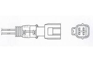 Лямбда-зонд для моделей: LEXUS (RX), TOYOTA (CAMRY,AVENSIS,AVENSIS,AVENSIS,AURIS,COROLLA,AVENSIS,AVENSIS,VERSO)