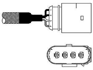 Лямбда-зонд, Polo 1.4 99-01