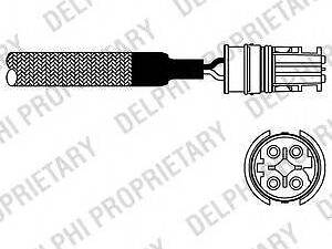 Лямбда-зонд BMWLANDROVER 3(E46)5(E39,E60)X5(E53)RangeRover 2,0-4,9L 94&gt &gt  DELPHI ES1098312B1 на BMW 7 седан (E38)