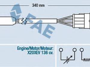 Лямбда-зонд FAE 77300 на OPEL OMEGA B (25_, 26_, 27_)